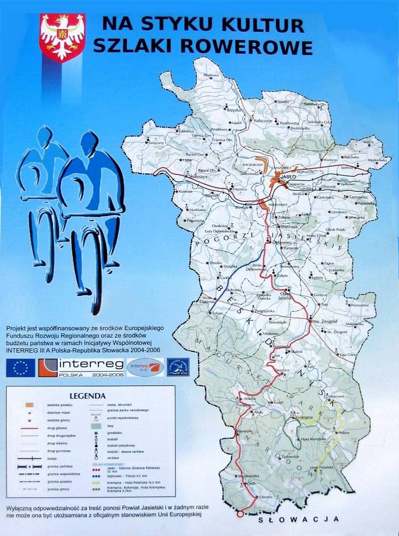Szlaki rowerowe w gminie Dębowiec