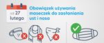 maseczki przypomnienie o noszeniu maseczek