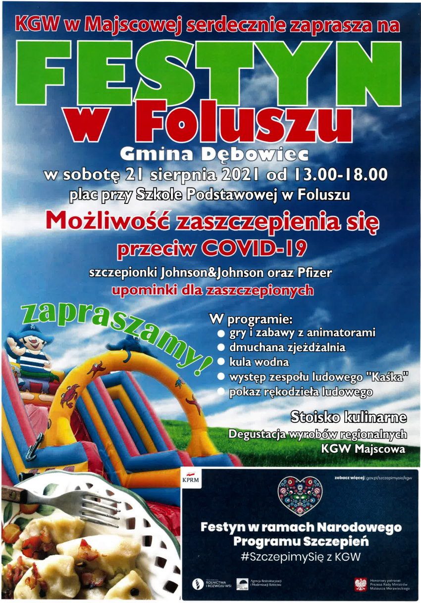 plakat festyn w Foluszu