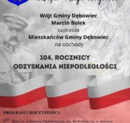 niepodleglosc11 plakat zapraszający na uroczystości 11 listopada