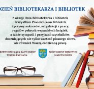 dzien bibliotekarza dzien bibliotekarza