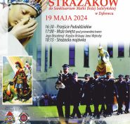 plakat VII Diecezjalnej Pielgrzymki Strażaków do Dębowca