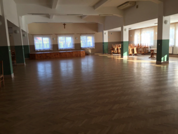 Remont Domu Ludowym w Woli Cieklińskiej - sala