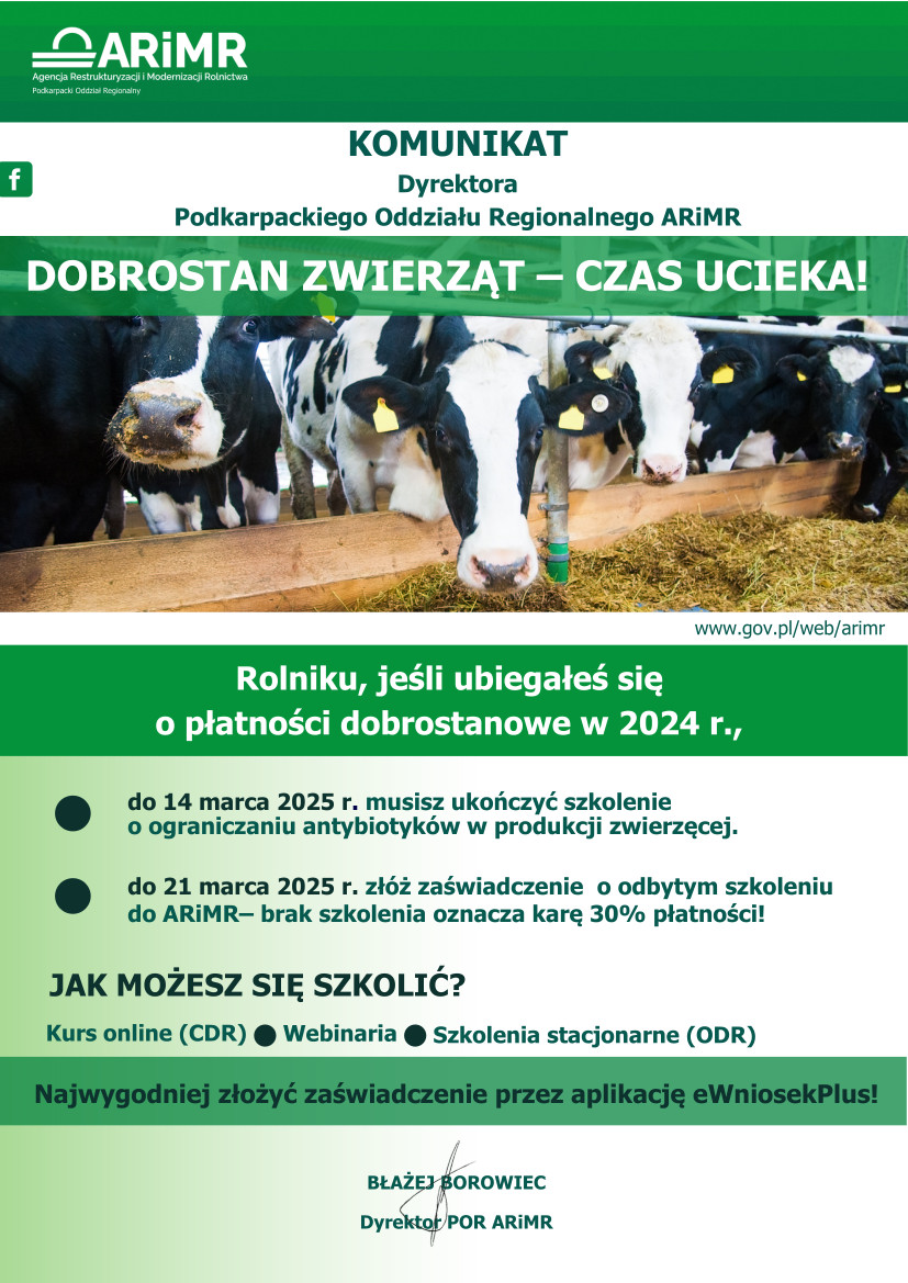 plakat -dobrostan zwierząt